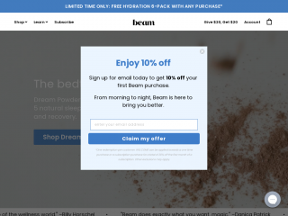 shopbeam.com screenshot