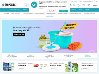 shopclues.com screenshot