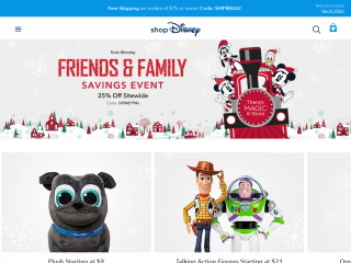 shopdisney.com screenshot