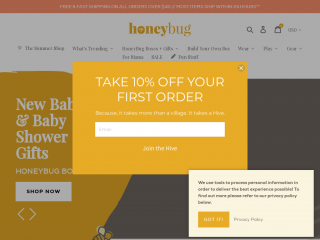 shophoneybug.com screenshot