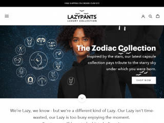 shoplazypants.com screenshot