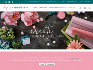 shopliagriffith.com screenshot