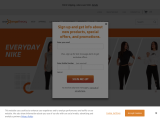 shoporangetheory.com screenshot