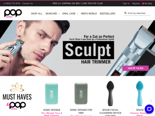 shoppopsonic.com screenshot