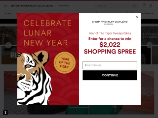 shoppremiumoutlets.com screenshot