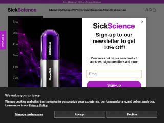 sicksciencelabs.com