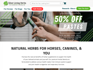 silverliningherbs.com screenshot