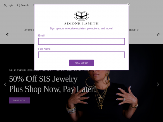 simoneismith.com screenshot