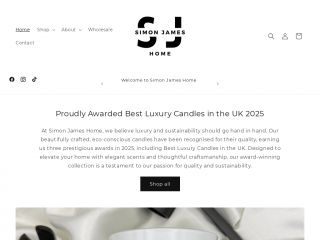 simonjameshome.co.uk screenshot