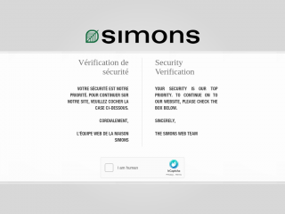 simons.com screenshot