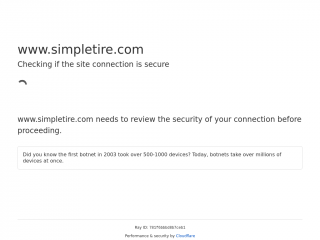 simpletire.com screenshot