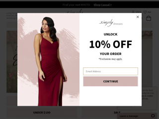 simplydresses.com screenshot