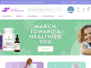 simplynutrients.com screenshot
