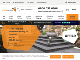simplypaving.com screenshot