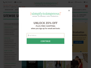 simplytoimpress.com screenshot