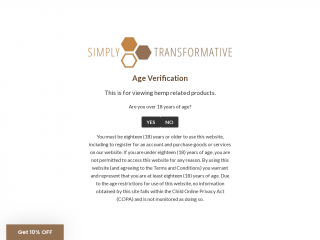 simplytransformative.com screenshot