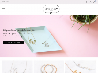 sincerelyjewelry.com screenshot