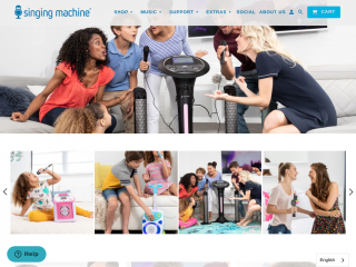 singingmachine.com screenshot