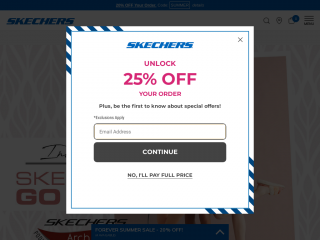 skechers.com screenshot