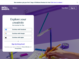 skillshare.com screenshot