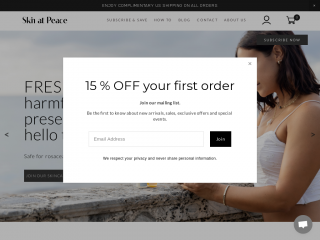 skinatpeace.com screenshot