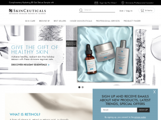 skinceuticals.com screenshot