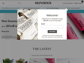 skinsider.co.uk screenshot