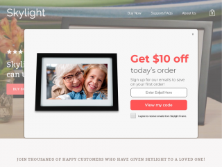 skylightframe.com screenshot