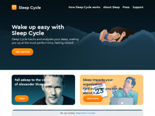 sleepcycle.com screenshot