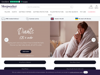 sleepseeker.co.uk screenshot