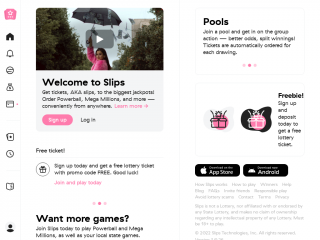 slips.com screenshot