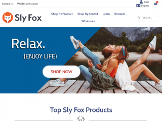 slyfoxcbd.com screenshot