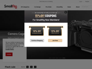 smallrig.com screenshot