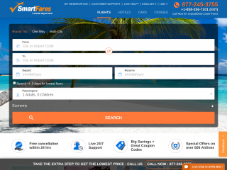 smartfares.com screenshot