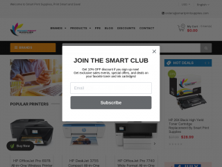 smartprintsupplies.com screenshot