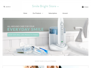 smilebrightstore.com screenshot