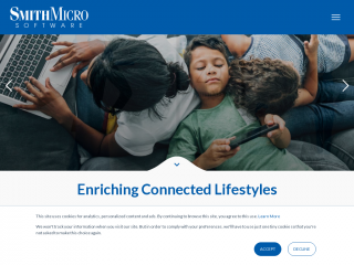 smithmicro.com screenshot