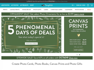 snapfish.com screenshot