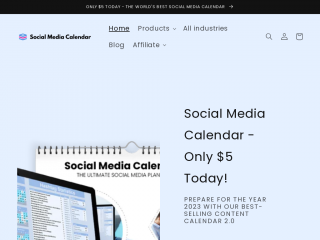 socialmediacalendar.co screenshot