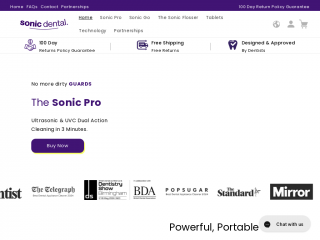 sonicdental.co screenshot