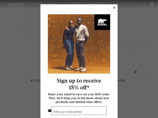 sorelfootwear.co.uk screenshot