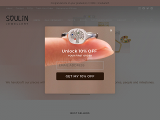 soulinjewellery.com screenshot