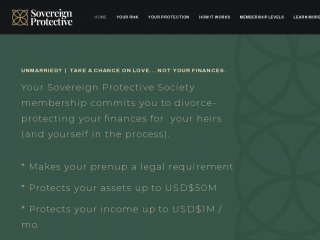 sovereignprotective.com screenshot