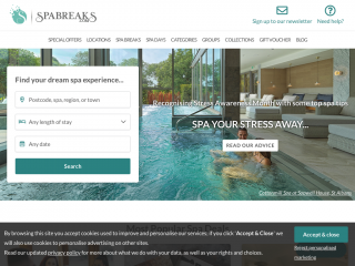 spabreaks.com screenshot