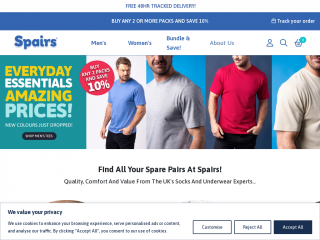 spairs.co.uk screenshot