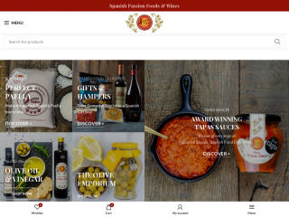 spanishpassionfoods.co.uk screenshot