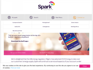 sparkenergy.co.uk screenshot