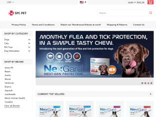 spcpets.com screenshot