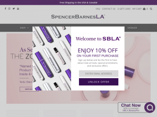 spencerbarnesla.com screenshot