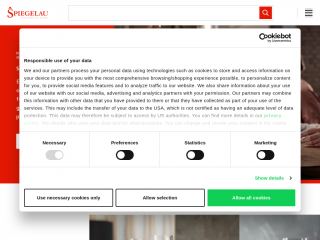 spiegelau.com screenshot